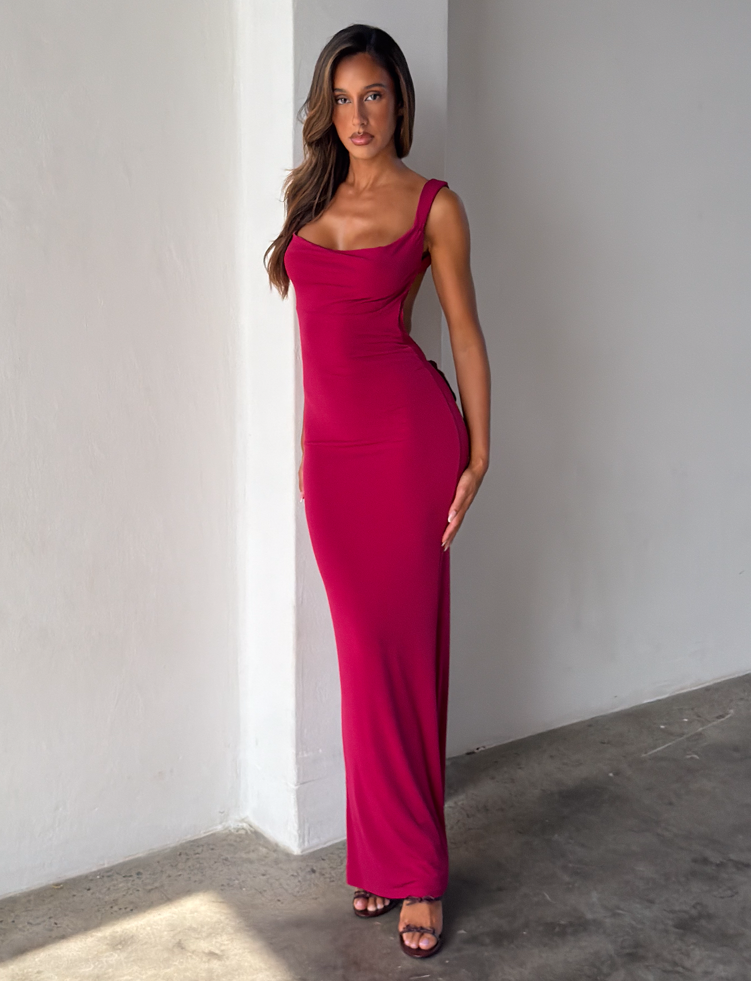 ZITA DRESS - RED : SALSA : DEEP RED