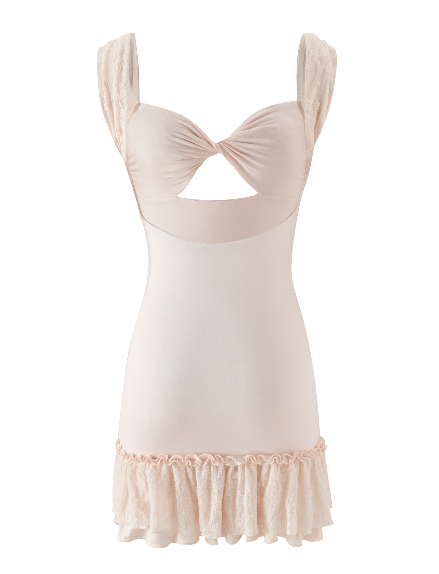 ASHBY MINI DRESS - CREAM