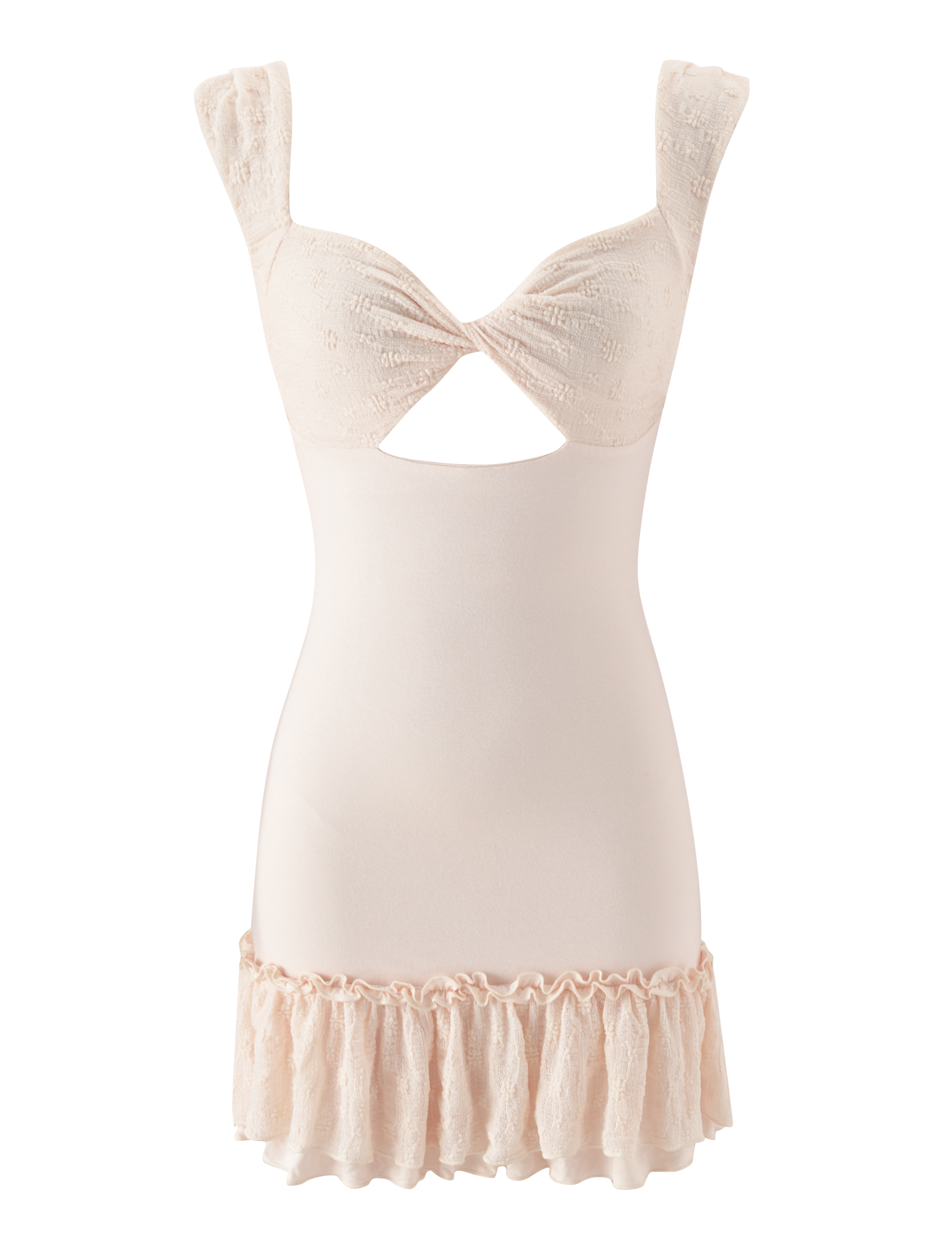 ASHBY MINI DRESS - CREAM