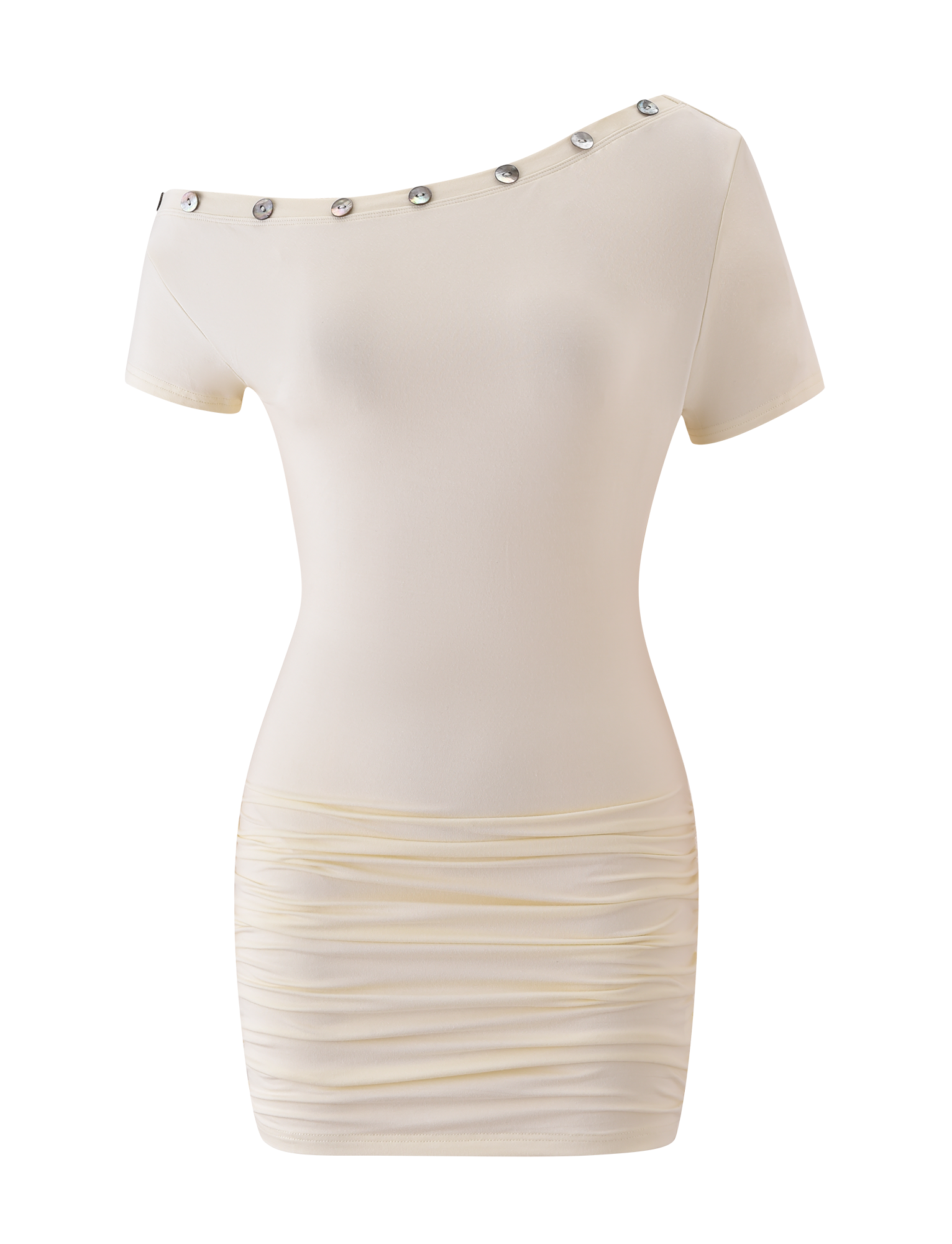 MARITA MINI DRESS - CREAM